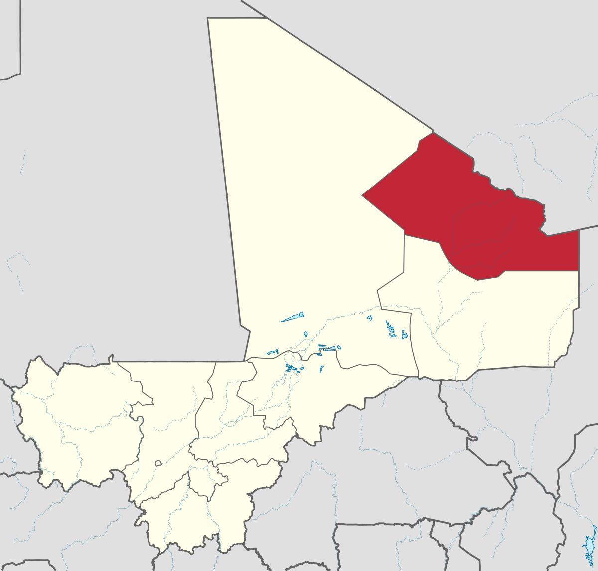 Map of kidal Mali